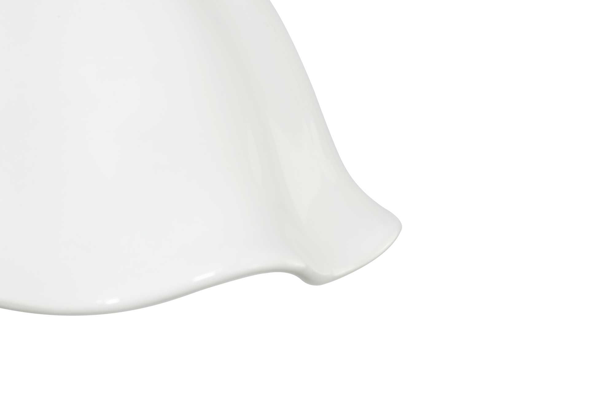 Suspension en céramique émaillée et cordon textile Nanny