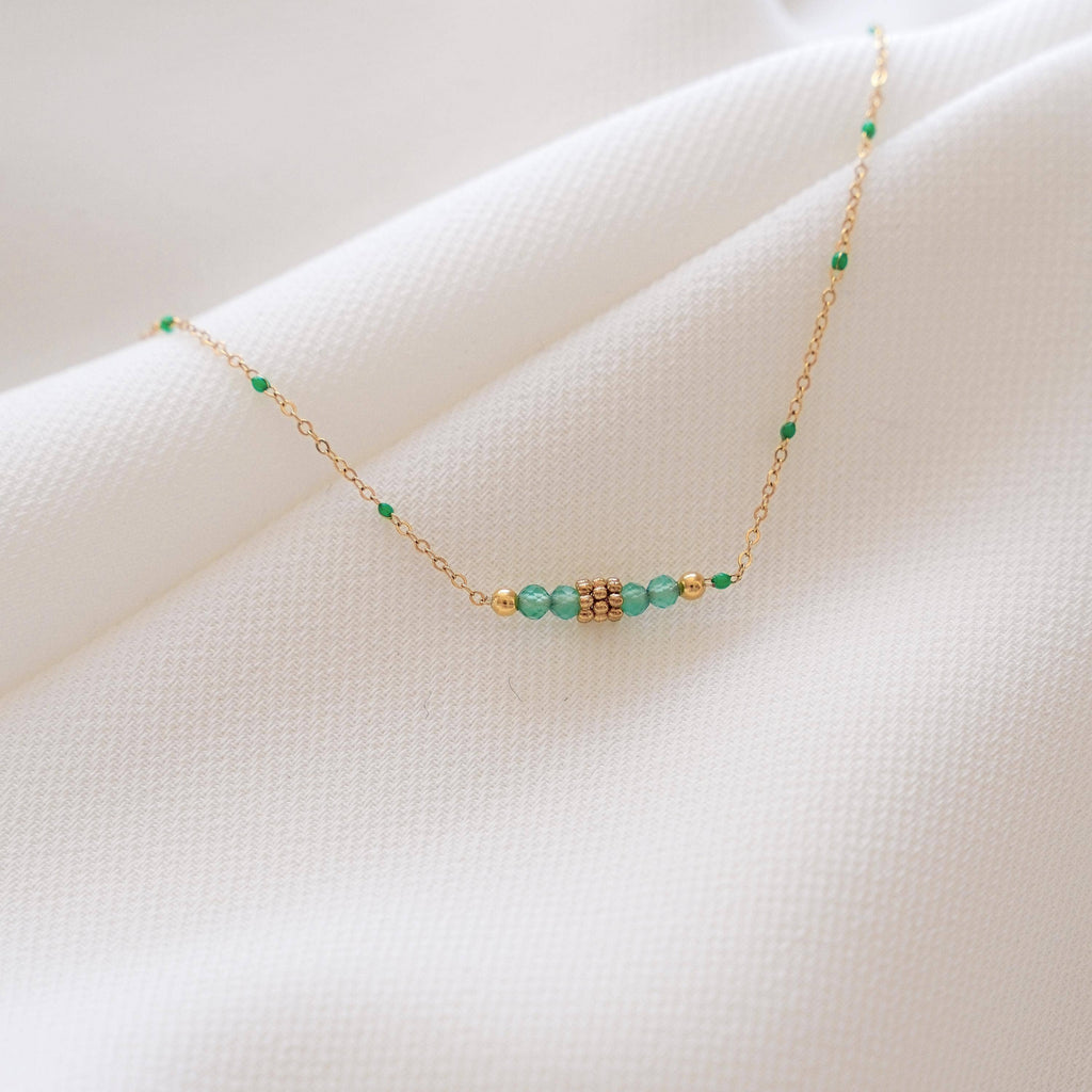 Bracelet Jade | Perles vertes