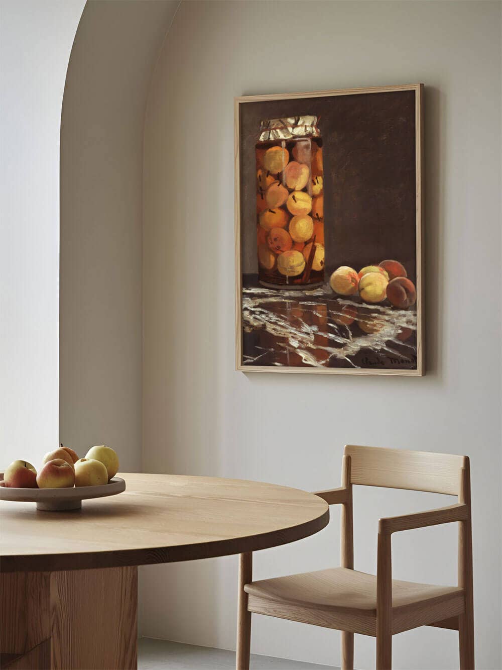 Affiche Nature morte aux pêches