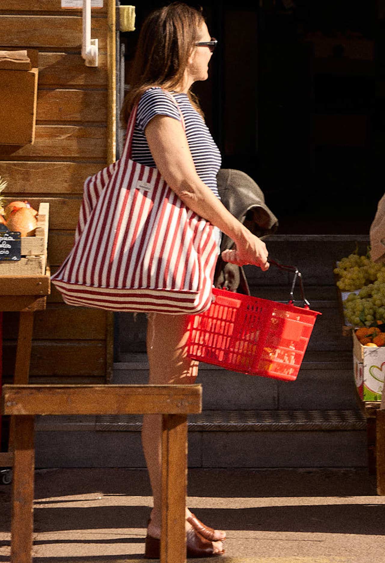 Sac Week-end Rayures Rouges