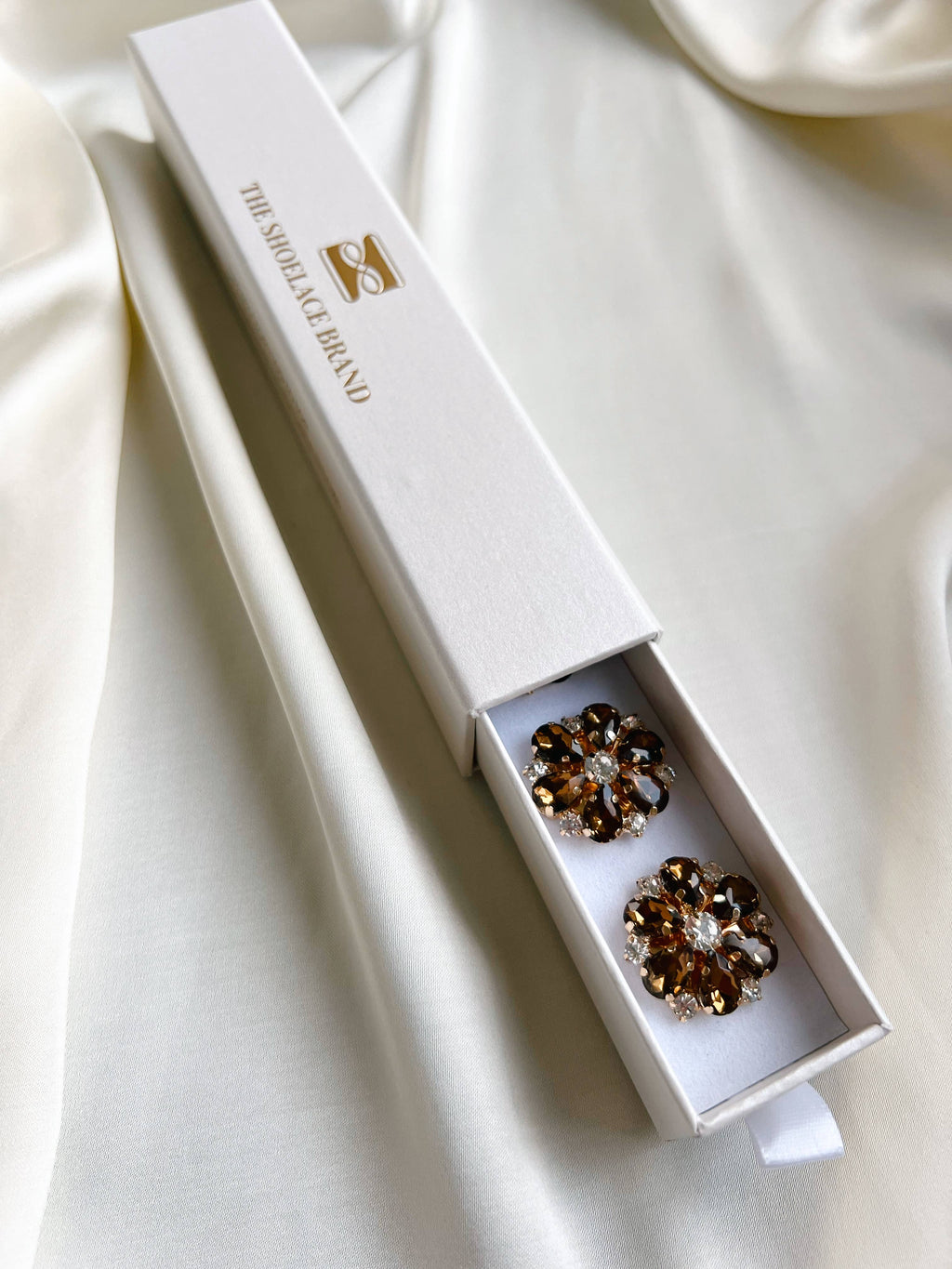 Bijoux de boutons fleur 'Erika' - Lot de 6
