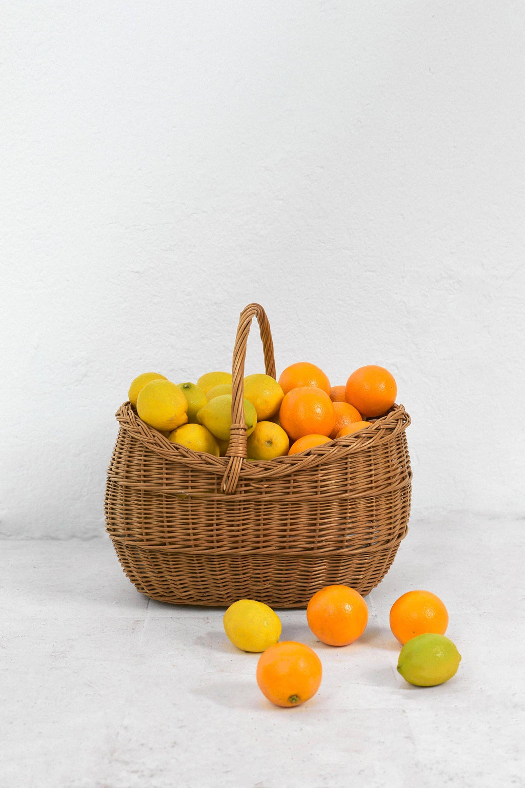 Panier fourre-tout en osier naturel