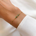 Bracelet Jade | Perles vertes