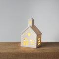 Église lumineuse en céramique, 11 cm