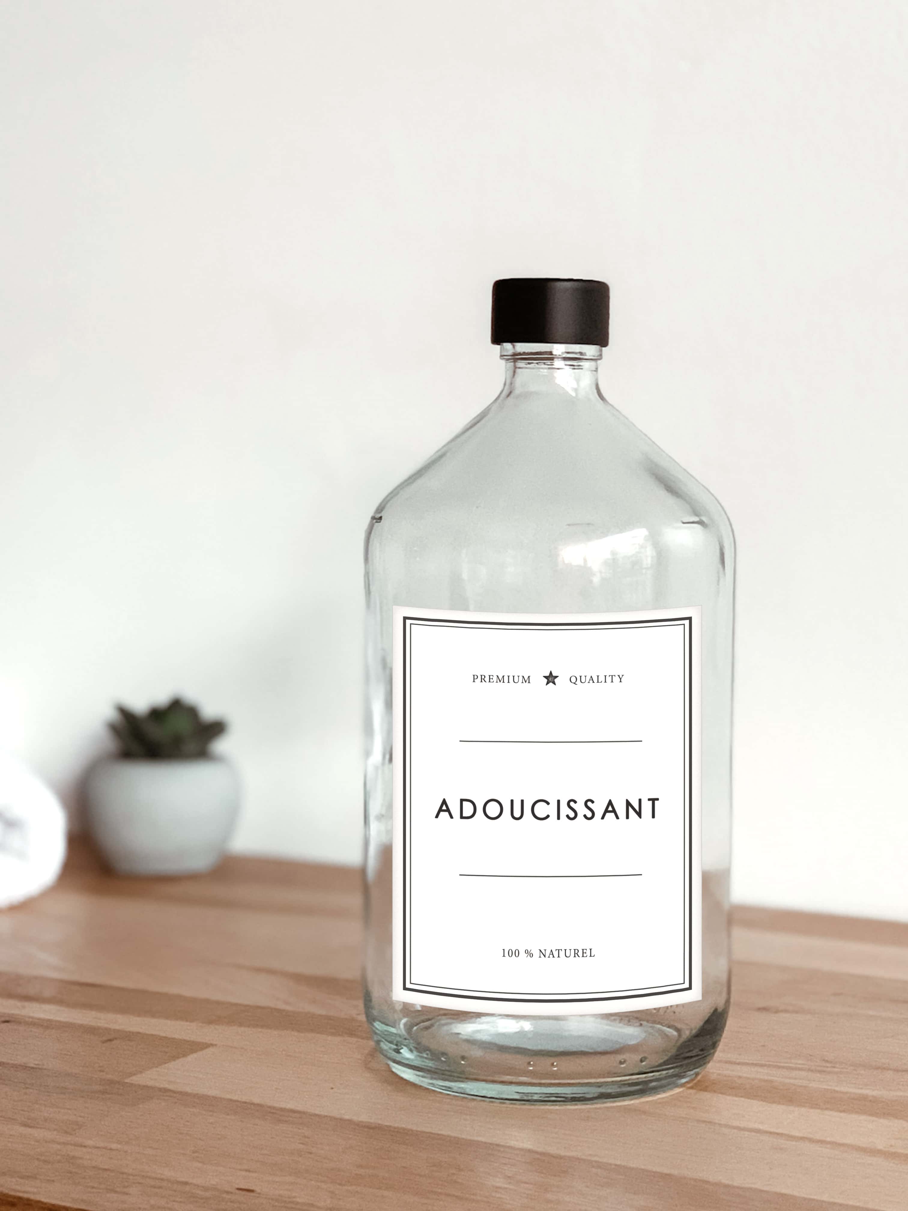 Adoucissant - Bouteille Transparent