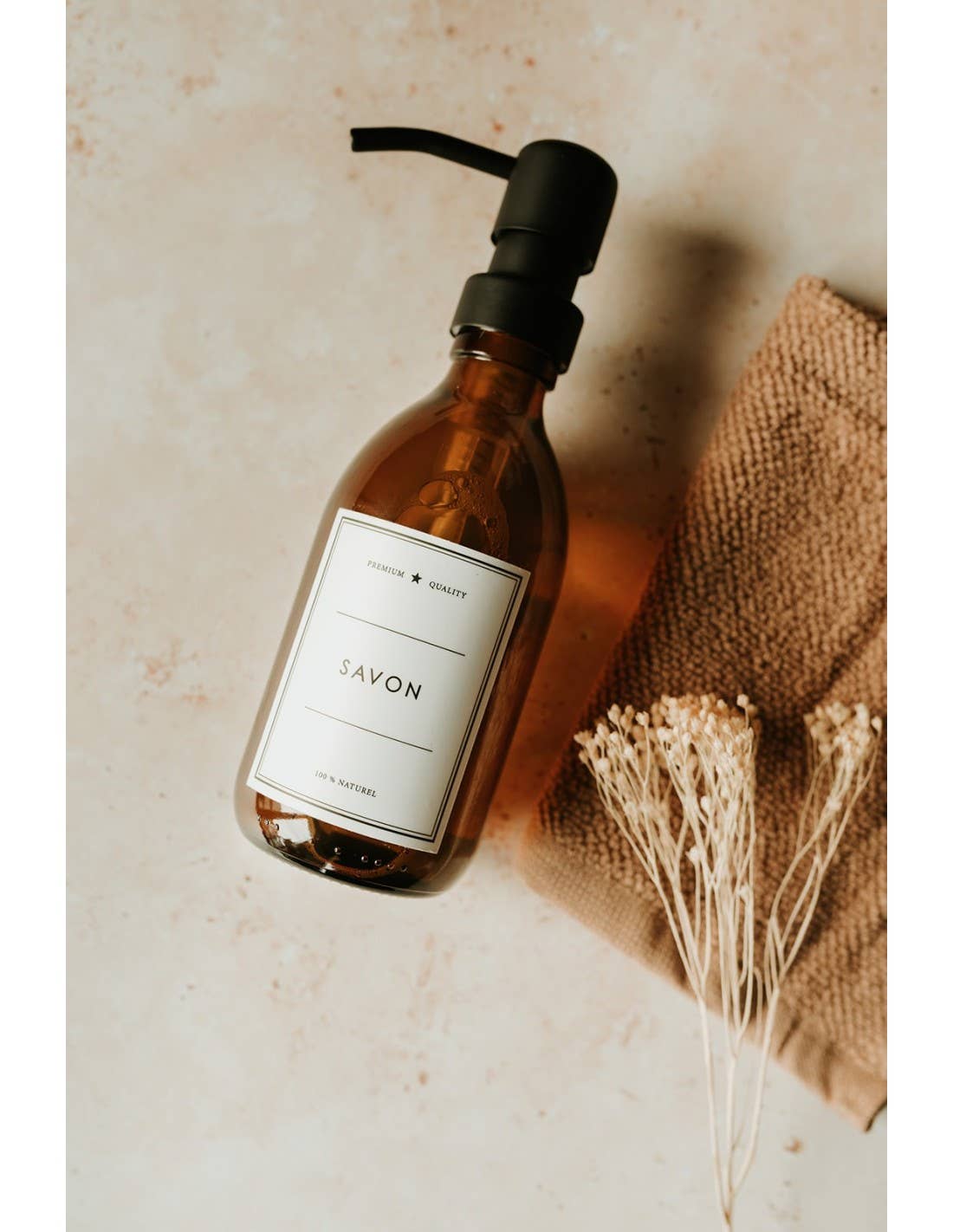 Savon - Flacon Ambre