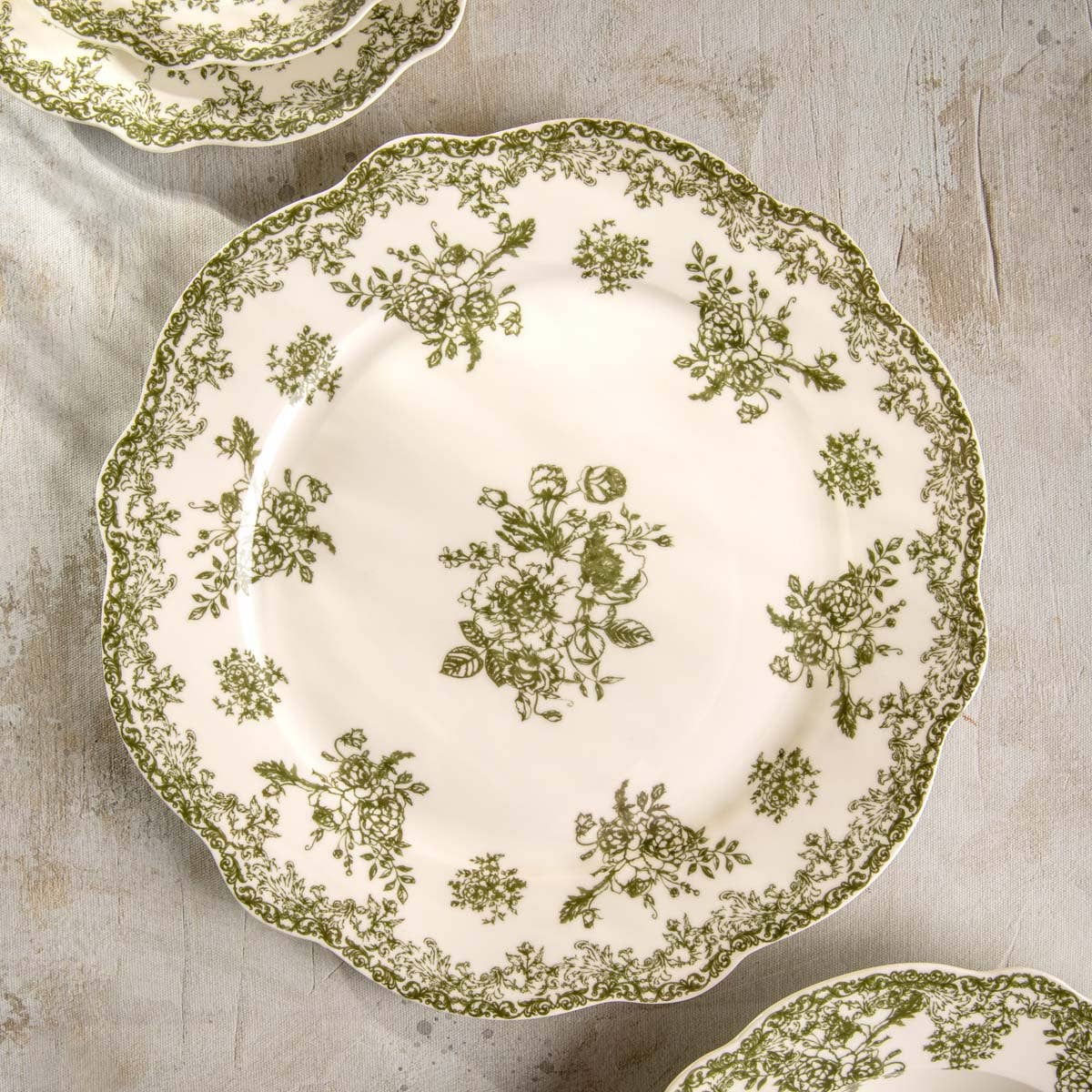 Assiette Lourry | Une touche florale pleine de fraîcheur