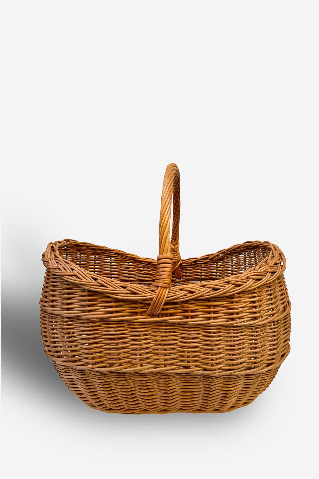 Panier fourre-tout en osier naturel