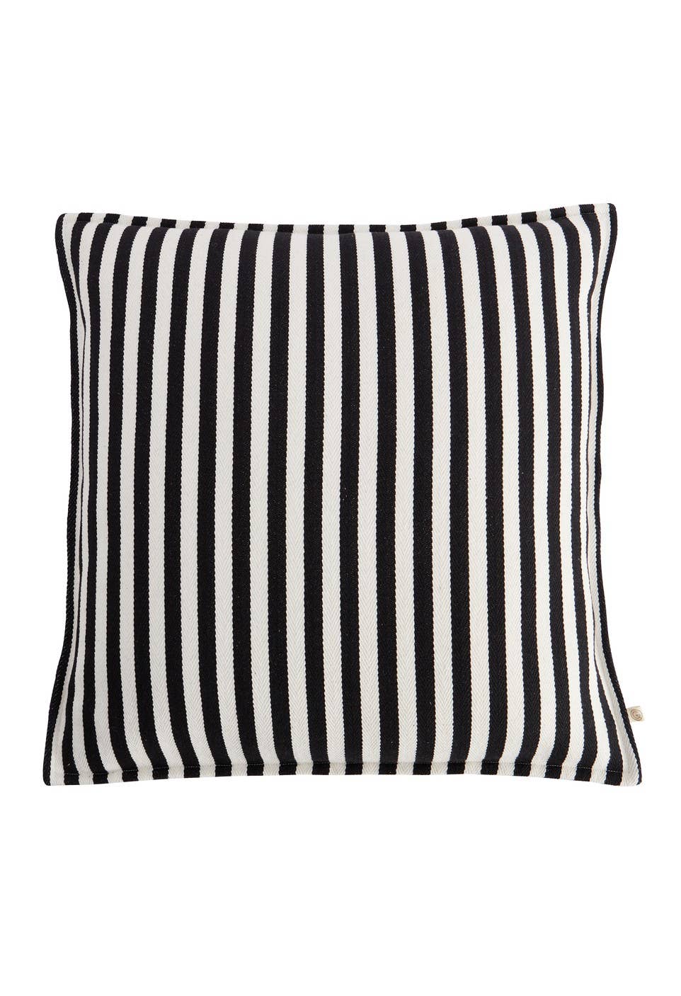 Housse de coussin en coton Havana Rayures Noires