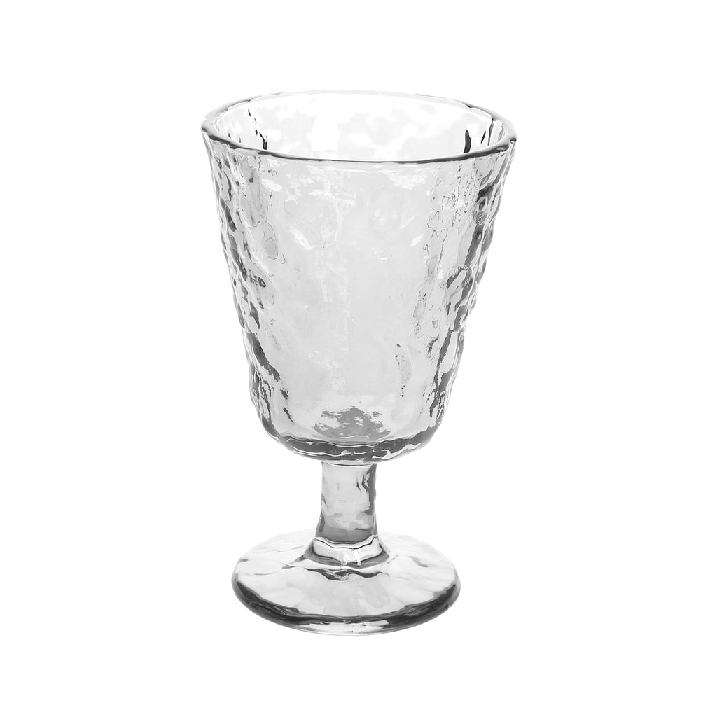 Verres à pied effet cristal - Lot de 6