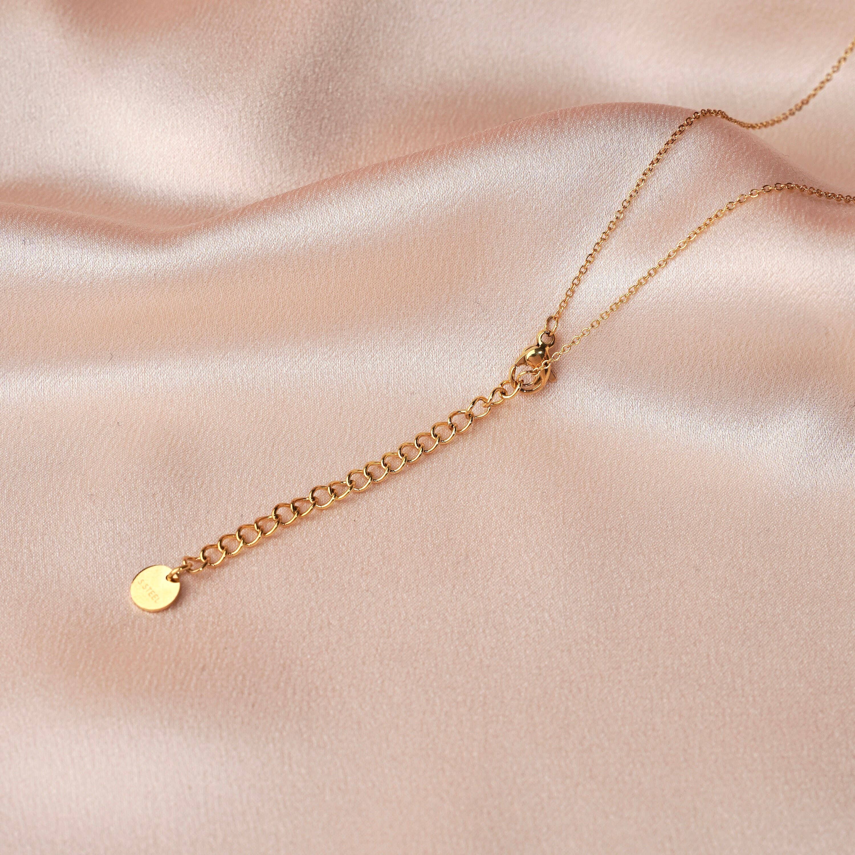 Collier Perle | Chaîne dorée Y