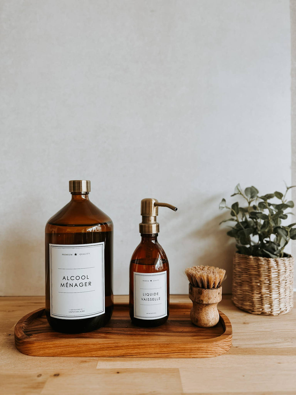 Liquide Vaisselle - Flacon Ambre