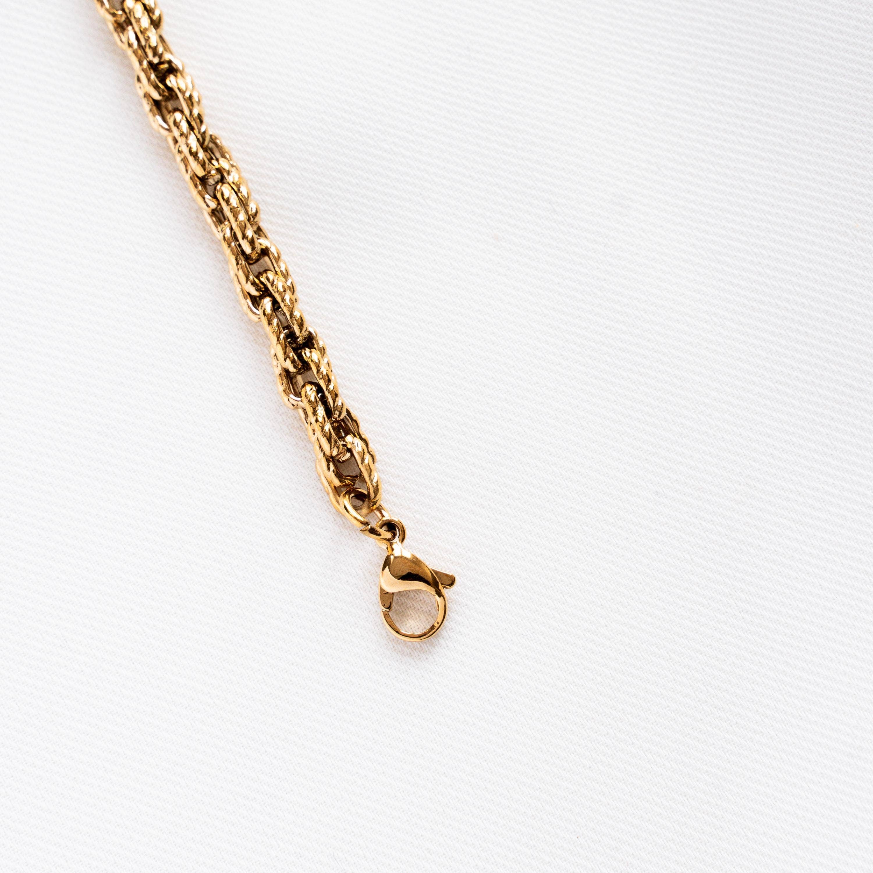 Bracelet Alba | Chaîne dorée épaisse