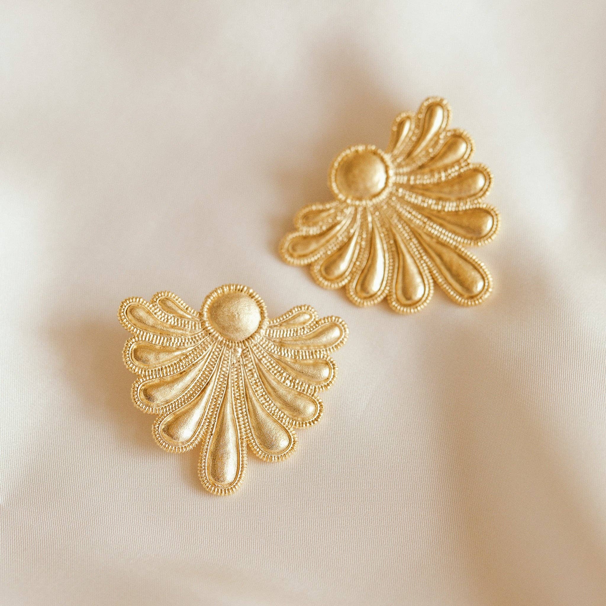 Boucles d'oreilles Cléon | Bijoux en or, cadeau imperméable