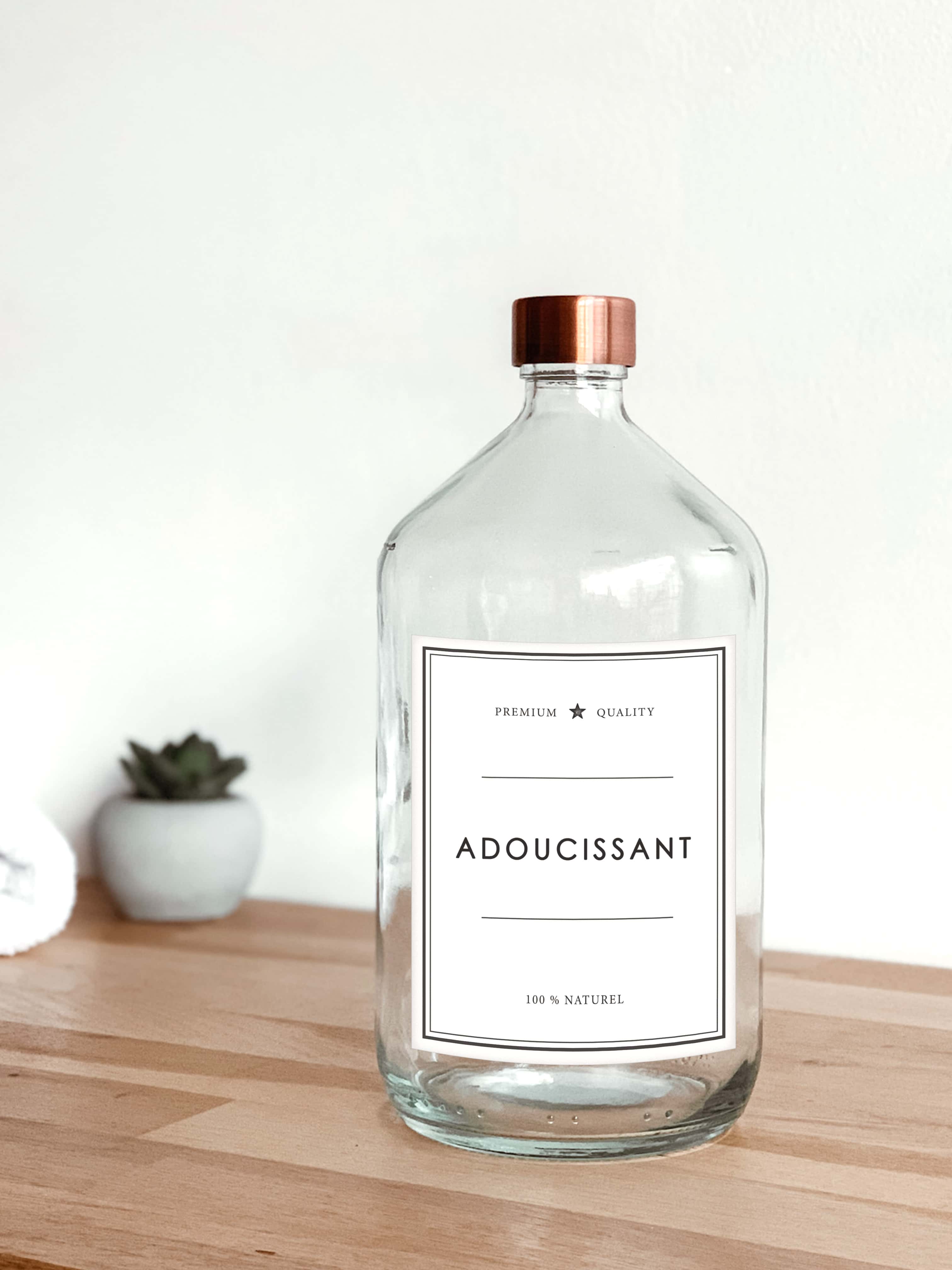 Adoucissant - Bouteille Transparent