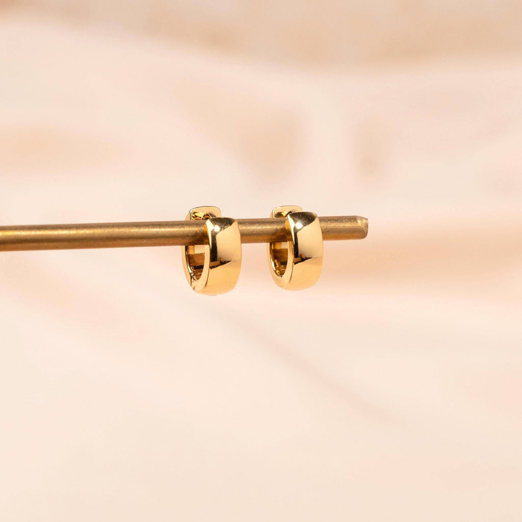 Boucles d'oreilles acier inoxydable mini créoles
