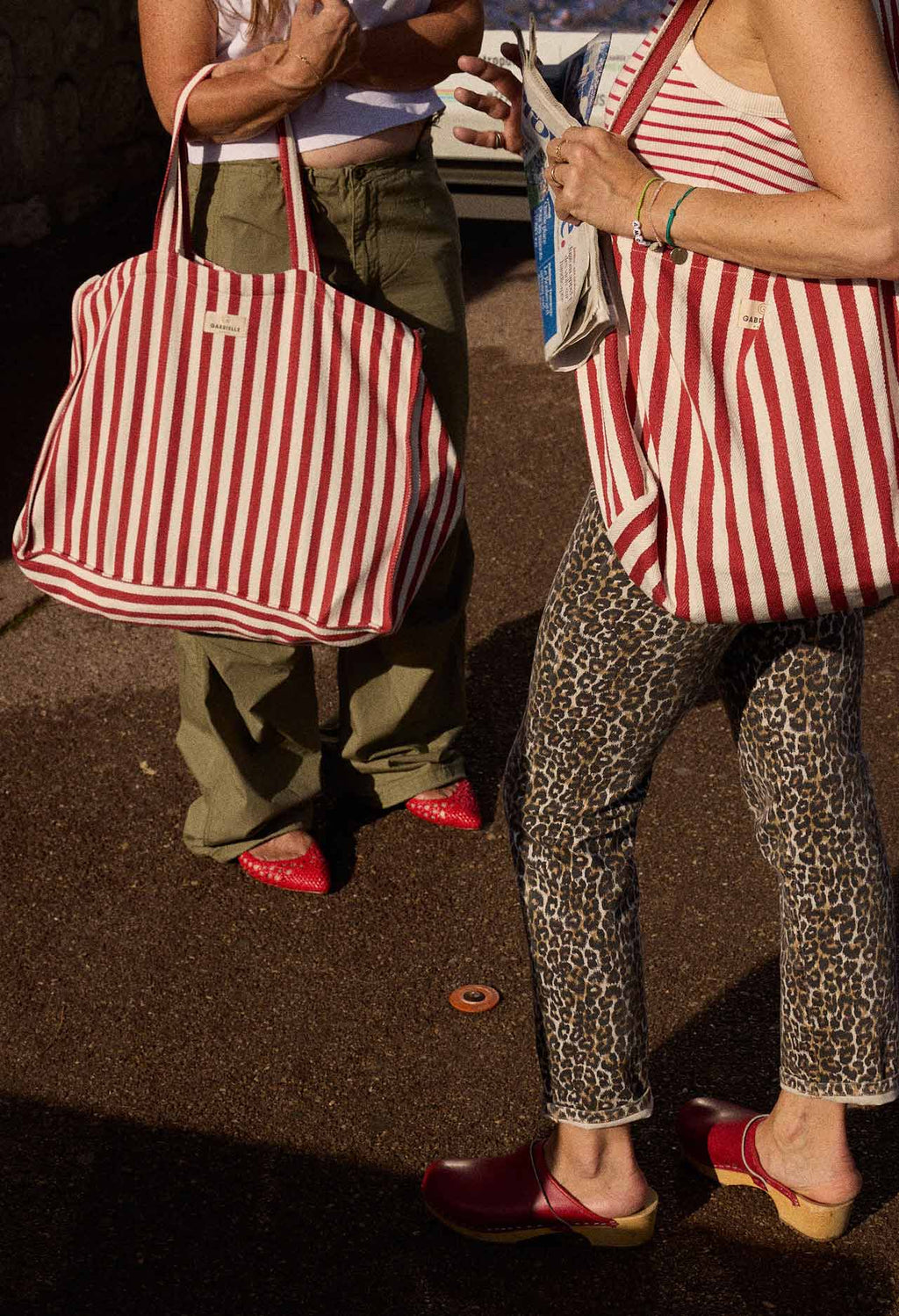 Sac Week-end Rayures Rouges