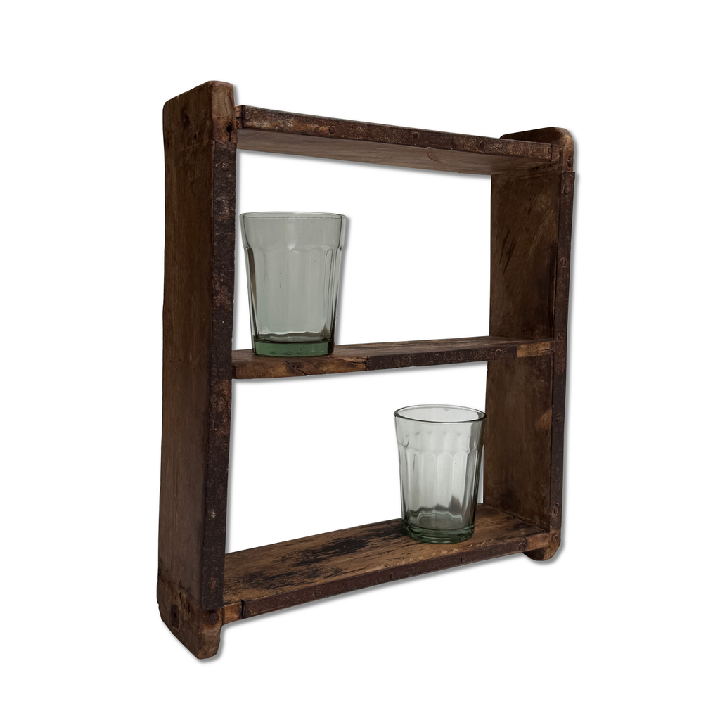 Étagère murale rustique en bois recyclé