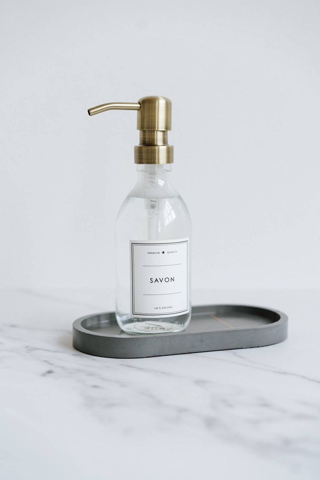 Savon - Flacon Transparent