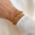 Bracelet Alba | Chaîne dorée épaisse