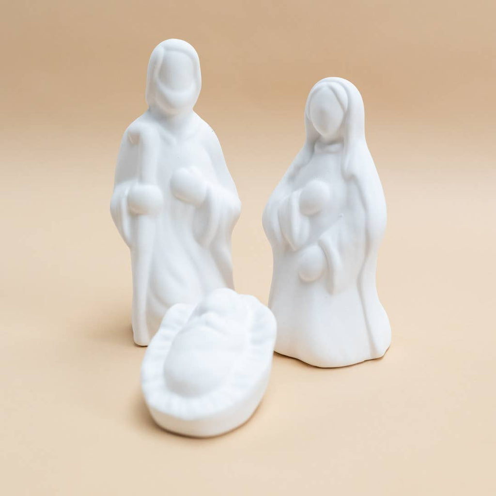 Crèche de Noël en céramique
