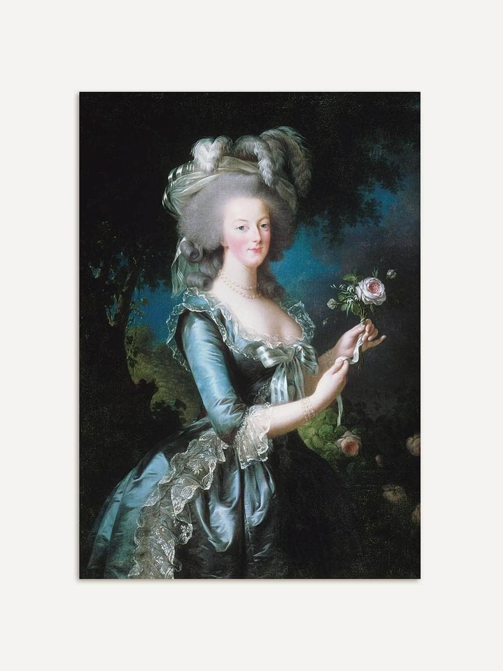 Marie Antoinette – Estampe d'art rococo