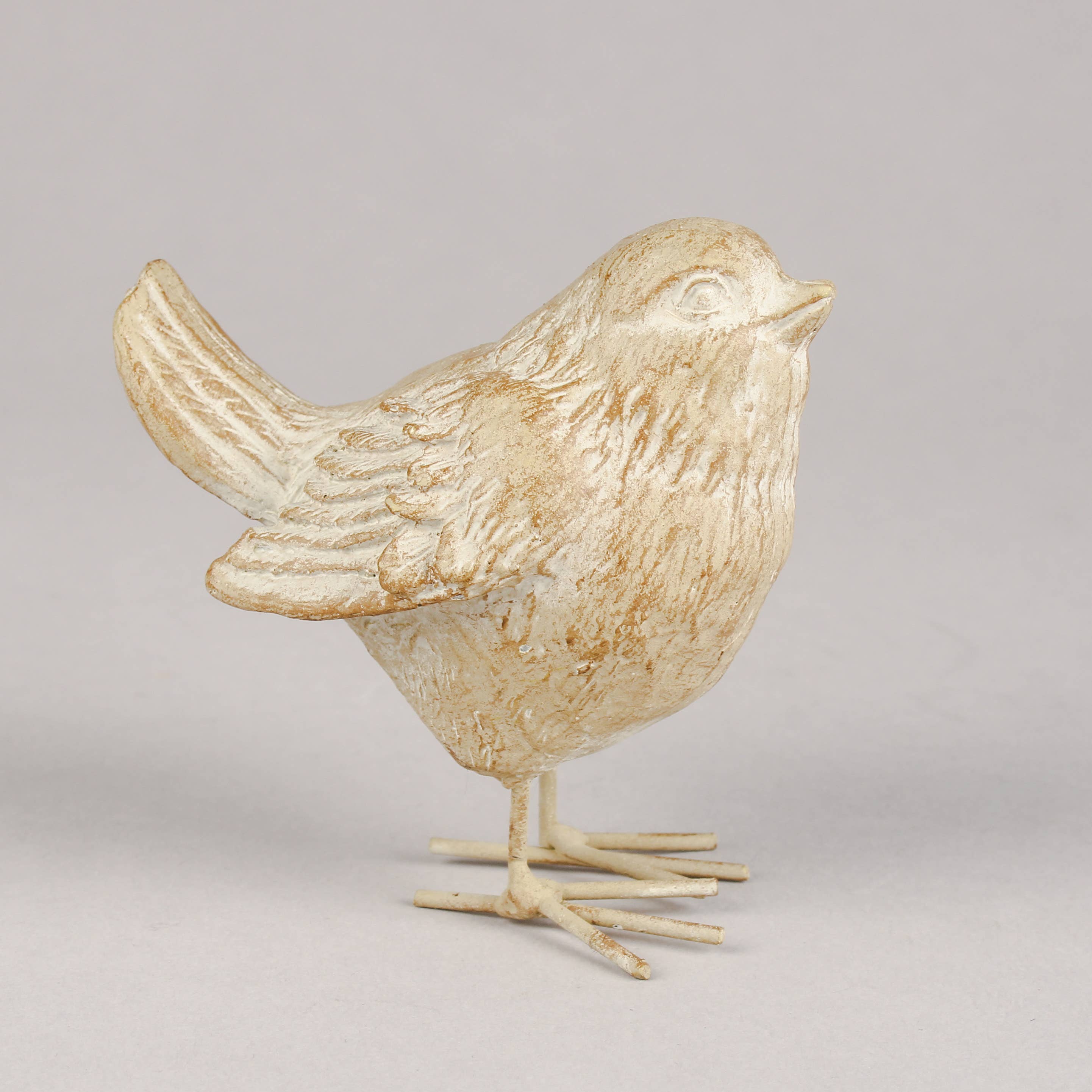 Oiseau | Figurine Blanchie à la Chaux