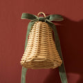 Cloche de Noël en rotin petite
