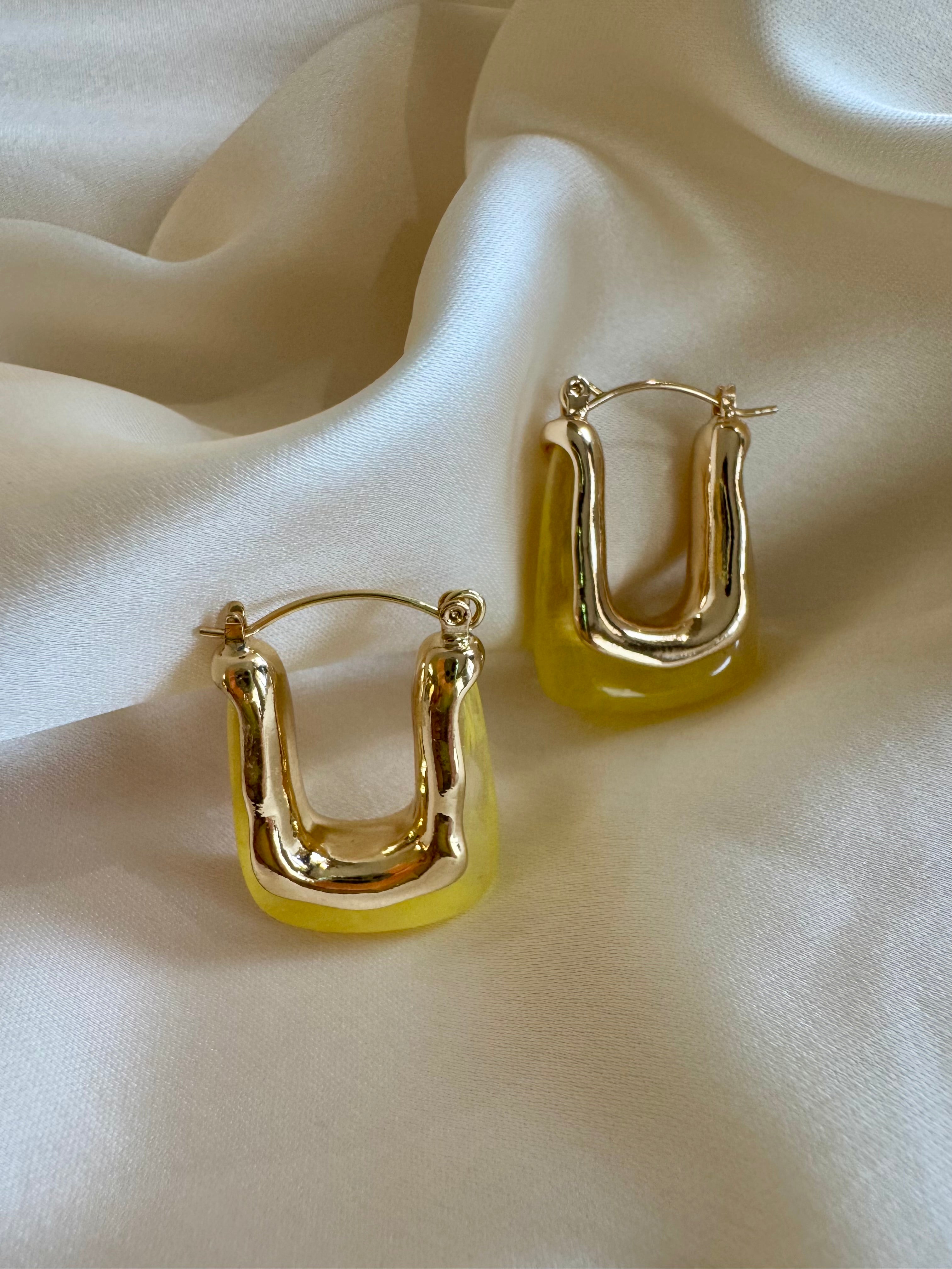 Boucles d'oreille Diana - Citrus