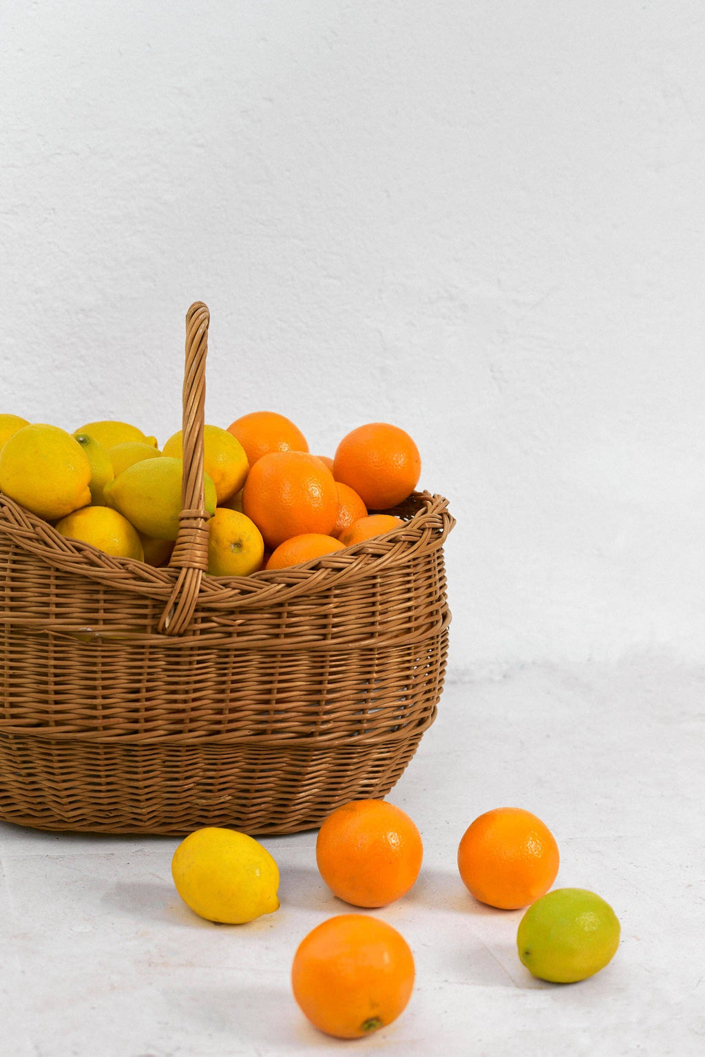 Panier fourre-tout en osier naturel