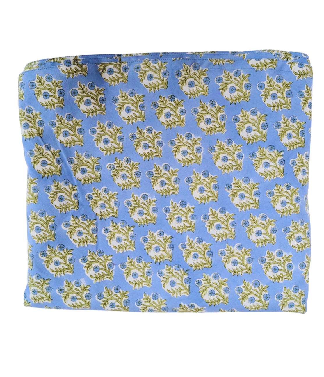 Nappe ronde Emily bleue