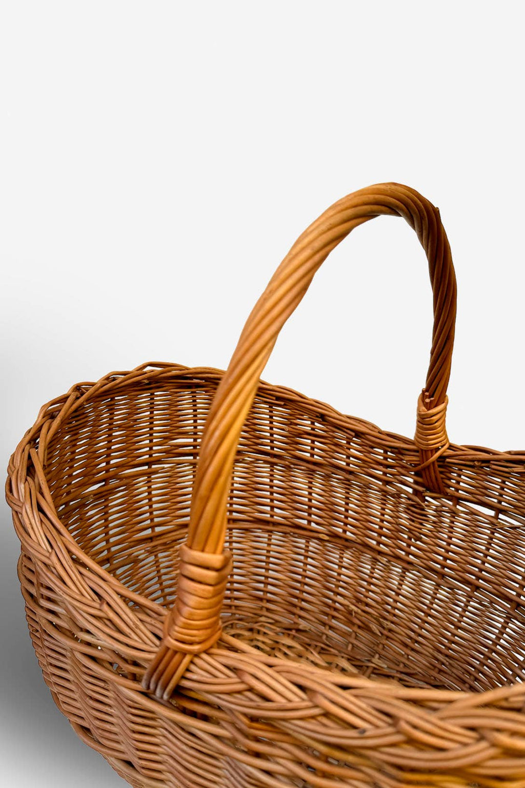Panier fourre-tout en osier naturel