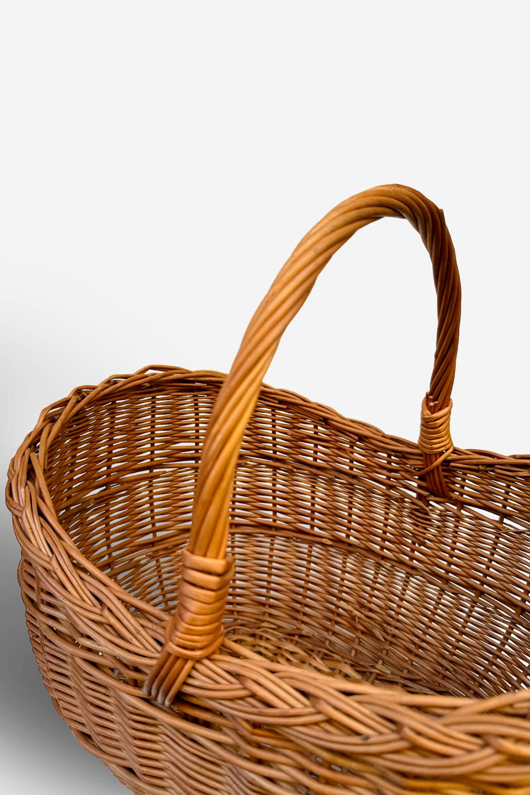 Panier fourre-tout en osier naturel