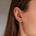 Boucles d'oreilles acier inoxydable mini créoles