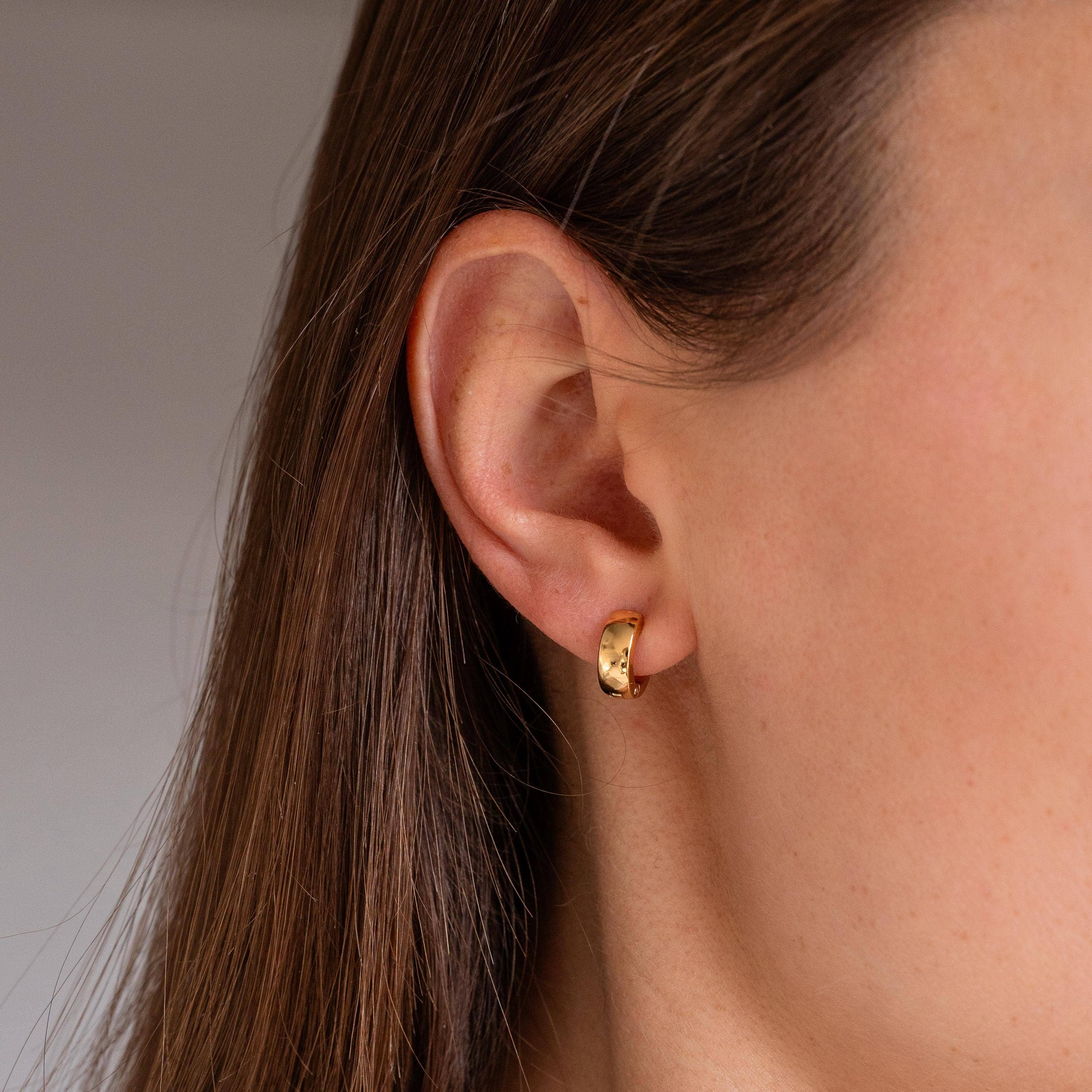 Boucles d'oreilles acier inoxydable mini créoles