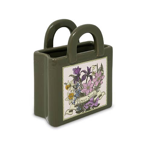 Mini Vase Livre en Céramique, Fleurs Sauvages