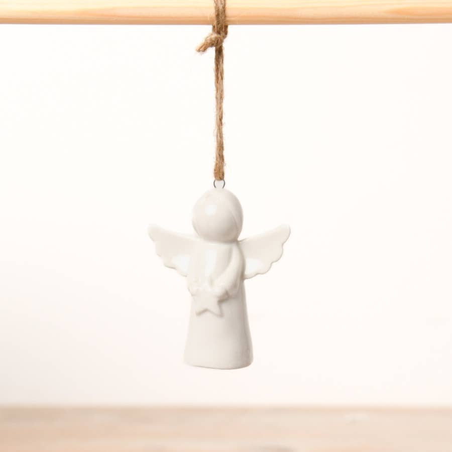 Décoration suspendue ange, 6 cm