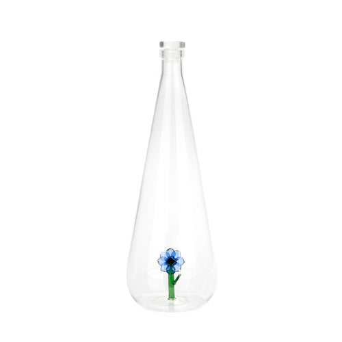 Bouteille Botanique Lys 1,0 L en verre blanc