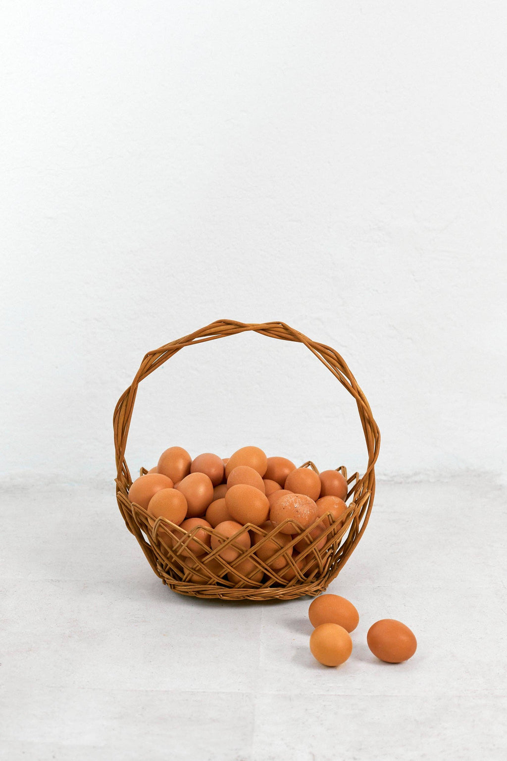 Panier à fruits en osier naturel fait main