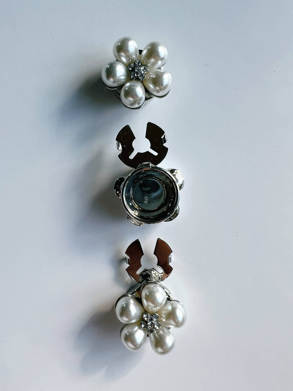 Bijoux de boutons fleuris 'Rosi' - Lot de 6