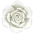 Rose Blanche | Sculpture Florale à Suspendre