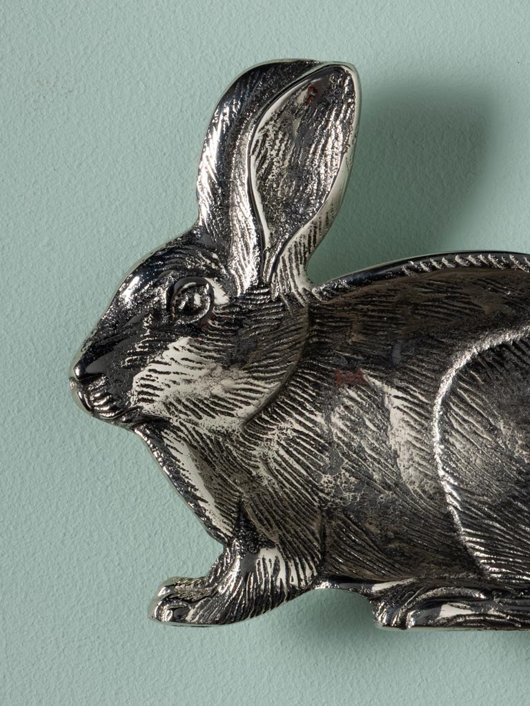 Vide-poche Lapin argenté