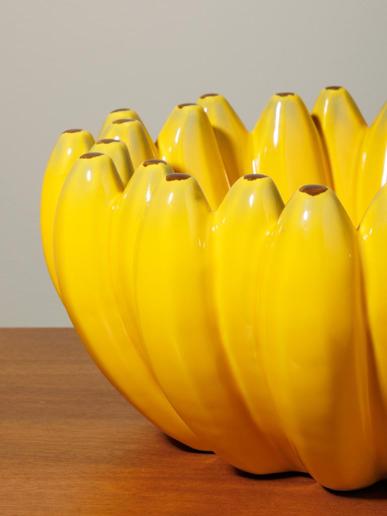Corbeille à fruits Banane | Sculpture en dolomite